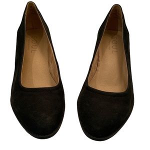Soul Naturalizer - NEW - Chunky Heel Black Suede Pumps